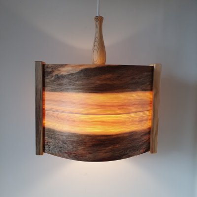 Fönsterlampa natur stor