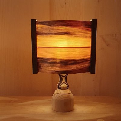 Bordlampa skeppet mellan svart