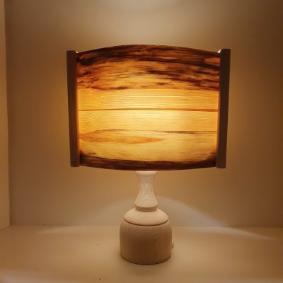 Bordlampa skeppet stor vit